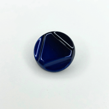 Knopf - 23 mm - royalblau mit Farbverlauf